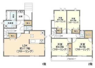 Kolet柏五條谷の物件間取画像